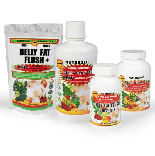 Nutreglo High Fiber Belly Fat Flush + Bundle